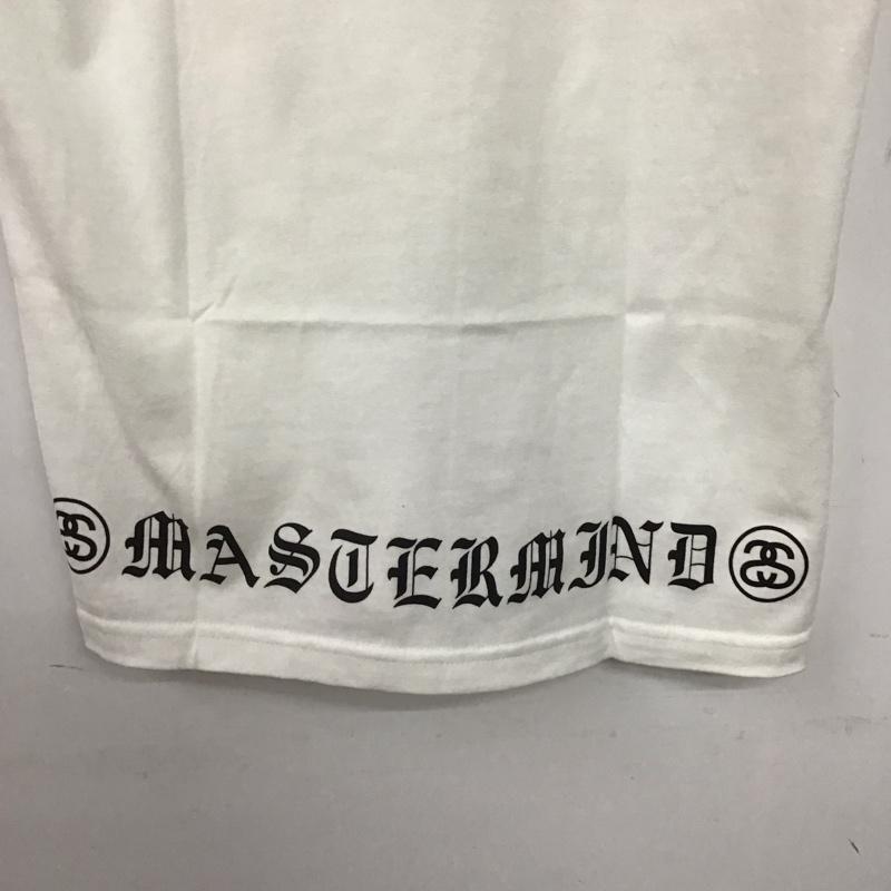 ステューシー STUSSY Tシャツ 半袖 半袖カットソー プリントTシャツ クルーネックカットソー マスターマインド S プリント 白 / ホワイト /  メンズ USED 古着 中古 10143488
