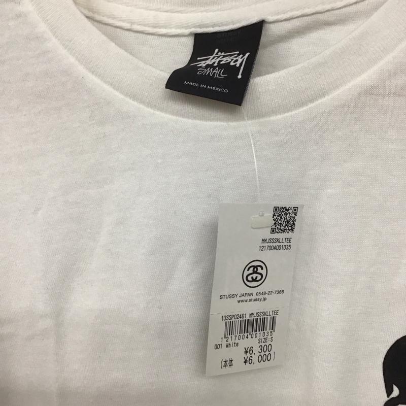 ステューシー STUSSY Tシャツ 半袖 半袖カットソー プリントTシャツ クルーネックカットソー マスターマインド S プリント 白 / ホワイト /  メンズ USED 古着 中古 10143488