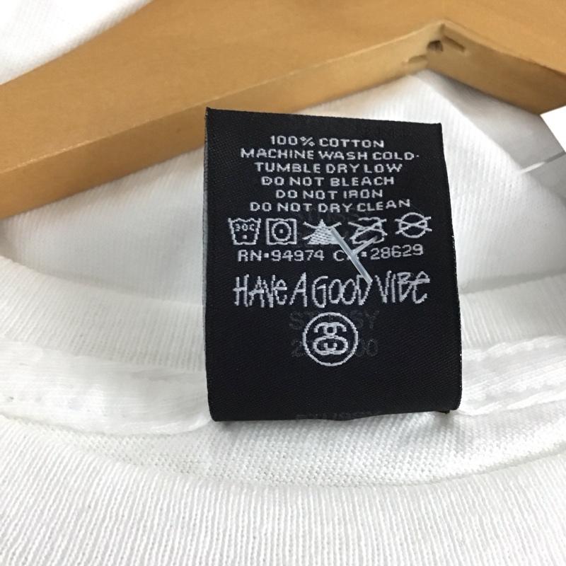 ステューシー STUSSY Tシャツ 半袖 半袖カットソー プリントTシャツ クルーネックカットソー マスターマインド S プリント 白 / ホワイト /  メンズ USED 古着 中古 10143488