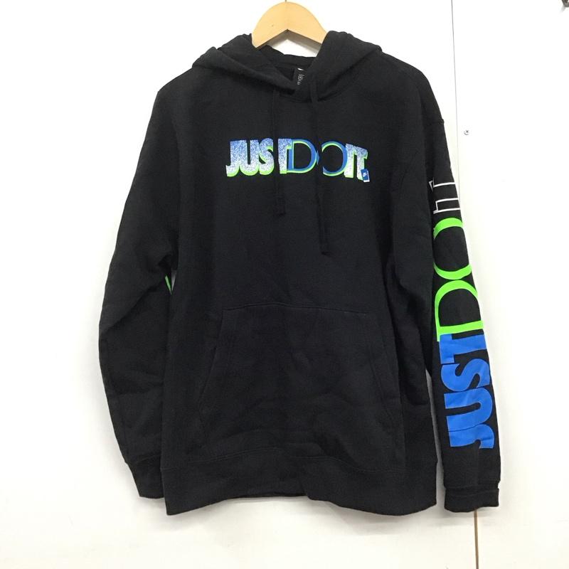 ナイキ NIKE パーカー 長袖 ci6260-010 長袖パーカー プルオーバーパーカー M ロゴ、文字 黒 / ブラック /  メンズ USED 古着 中古 10143492