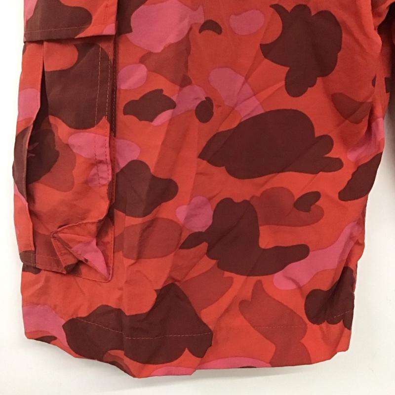 アベイシングエイプ A BATHING APE パンツ ショートパンツ ハーフパンツ ショートパンツ カジュアルパンツ M プリント 赤 / レッド /  メンズ USED 古着 中古 10143499