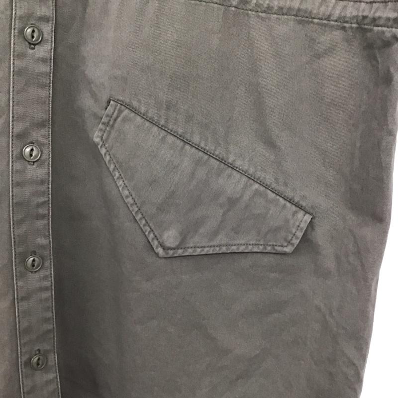 ジーナシス JEANASIS ベスト ベスト js071448mw ストーンウォッシュミリタリーベストワンピース FREE 無地 カーキ / カーキ /  レディース USED 古着 中古 10143501