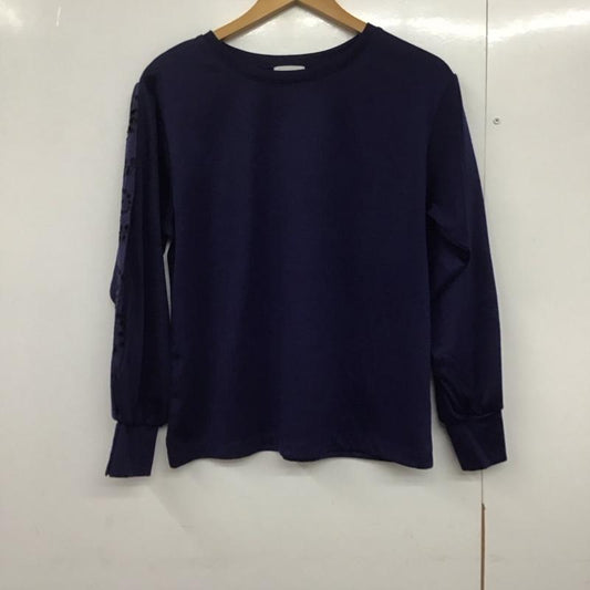 レプシィム LEPSIM カットソー 長袖 FREE 無地 紺 / ネイビー /  レディース USED 古着 中古 10143503