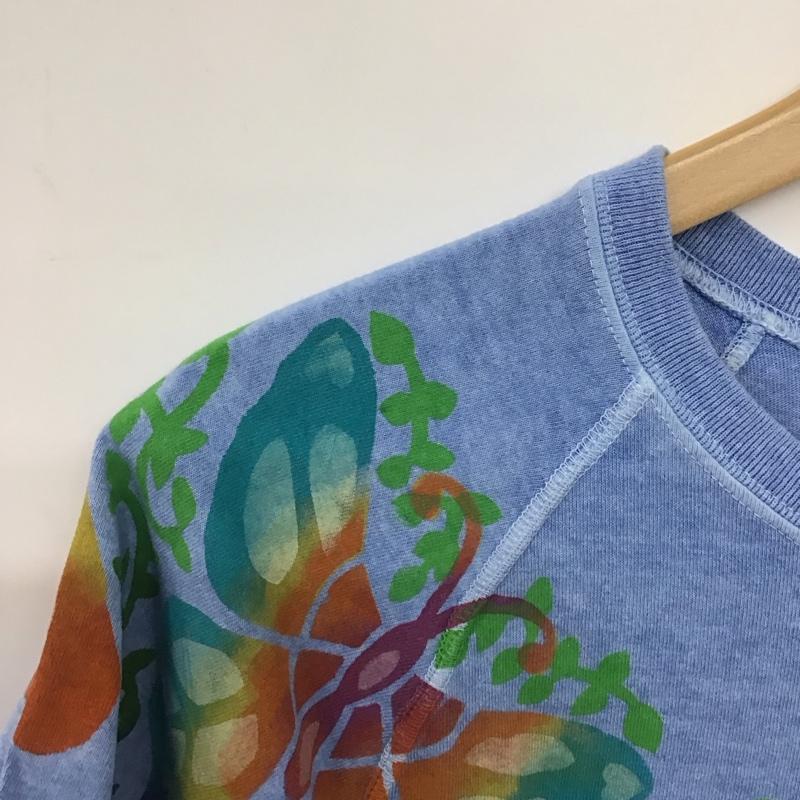 グッドオン Good On Tシャツ 半袖 S プリント 水色 / ライトブルー /  レディース USED 古着 中古 10143508