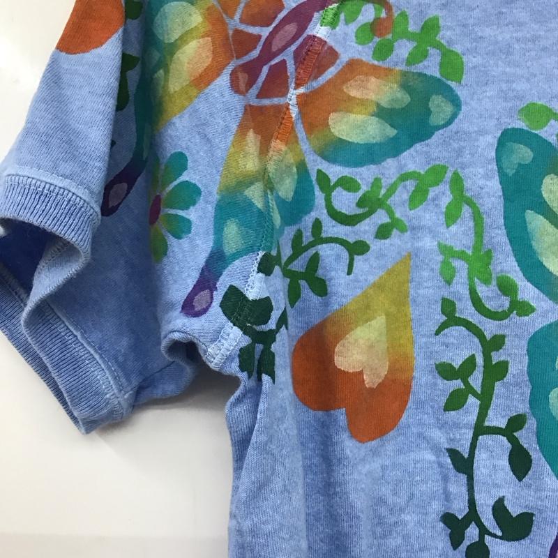 グッドオン Good On Tシャツ 半袖 S プリント 水色 / ライトブルー /  レディース USED 古着 中古 10143508