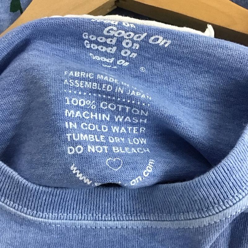 グッドオン Good On Tシャツ 半袖 S プリント 水色 / ライトブルー /  レディース USED 古着 中古 10143508