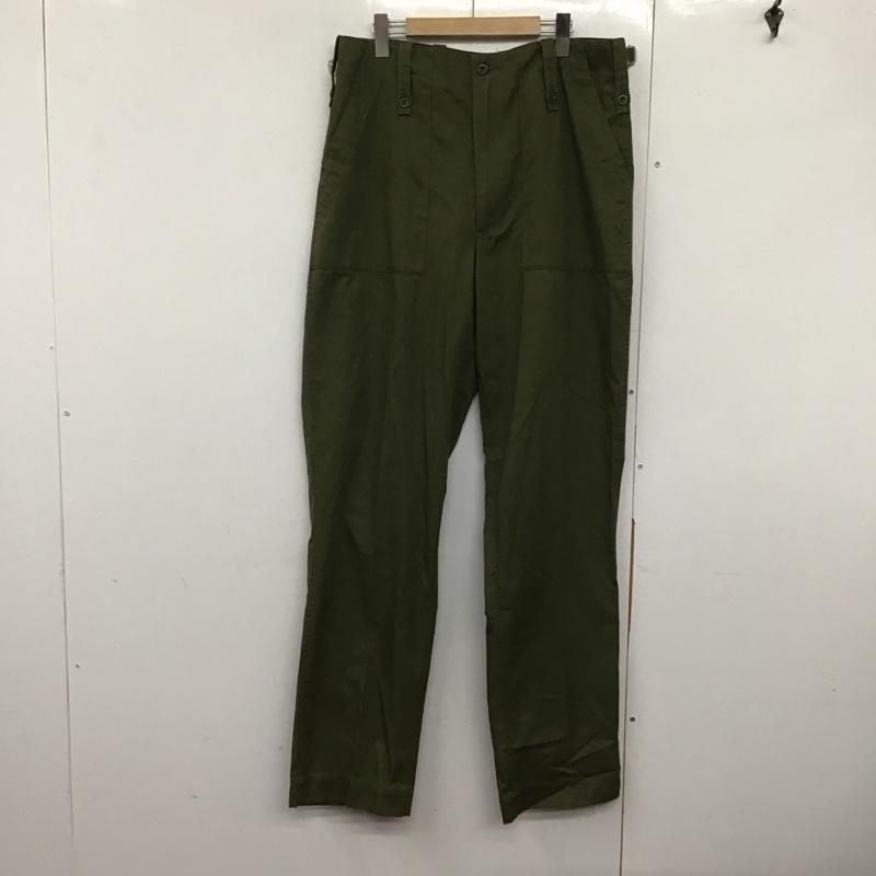 ミリタリー ミリタリー パンツ ワークパンツ、ペインターパンツ ミリタリーパンツ ワイドパンツ カジュアルパンツ イギリス軍 無地 カーキ / カーキ /  メンズ USED 古着 中古 10143516