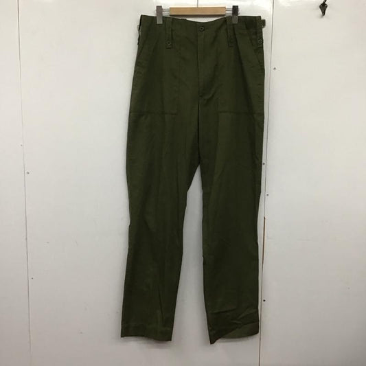ミリタリー ミリタリー パンツ ワークパンツ、ペインターパンツ ミリタリーパンツ ワイドパンツ カジュアルパンツ イギリス軍 無地 カーキ / カーキ /  メンズ USED 古着 中古 10143516