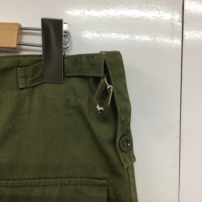 ミリタリー ミリタリー パンツ ワークパンツ、ペインターパンツ ミリタリーパンツ ワイドパンツ カジュアルパンツ イギリス軍 無地 カーキ / カーキ /  メンズ USED 古着 中古 10143516