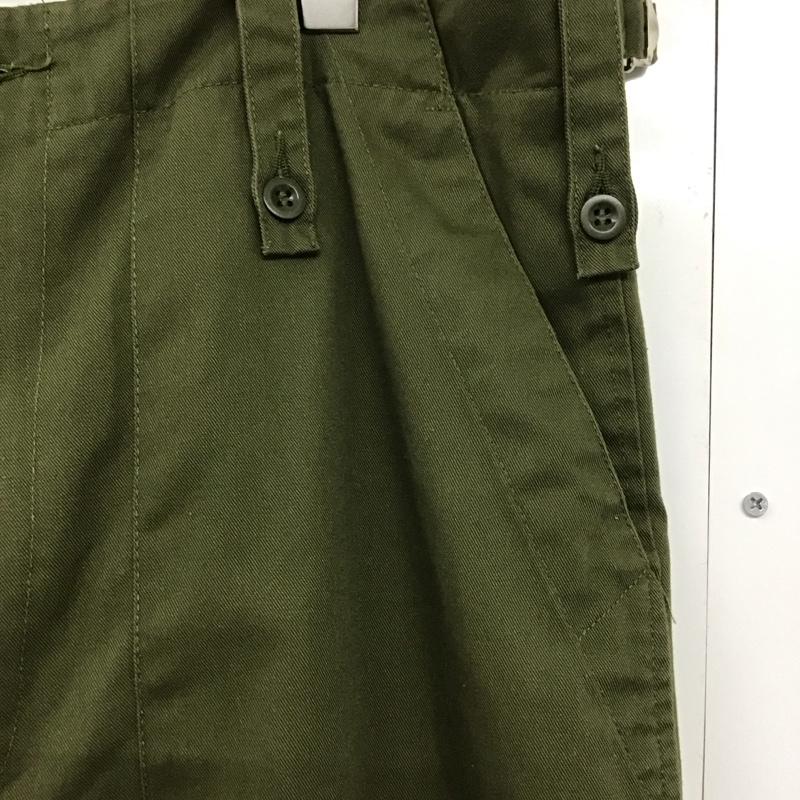 ミリタリー ミリタリー パンツ ワークパンツ、ペインターパンツ ミリタリーパンツ ワイドパンツ カジュアルパンツ イギリス軍 無地 カーキ / カーキ /  メンズ USED 古着 中古 10143516