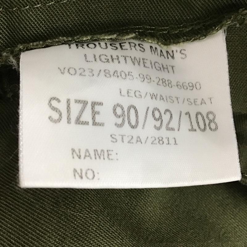 ミリタリー ミリタリー パンツ ワークパンツ、ペインターパンツ ミリタリーパンツ ワイドパンツ カジュアルパンツ イギリス軍 無地 カーキ / カーキ /  メンズ USED 古着 中古 10143516