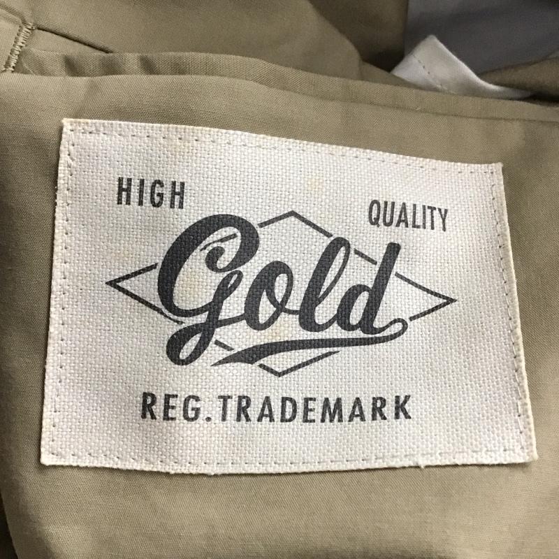 ゴールド GOLD ジャケット、上着 ジャケット、ブレザー カジュアルアルジャケット アウター カラージャケット M 無地 ベージュ / ベージュ /  メンズ USED 古着 中古 10143520