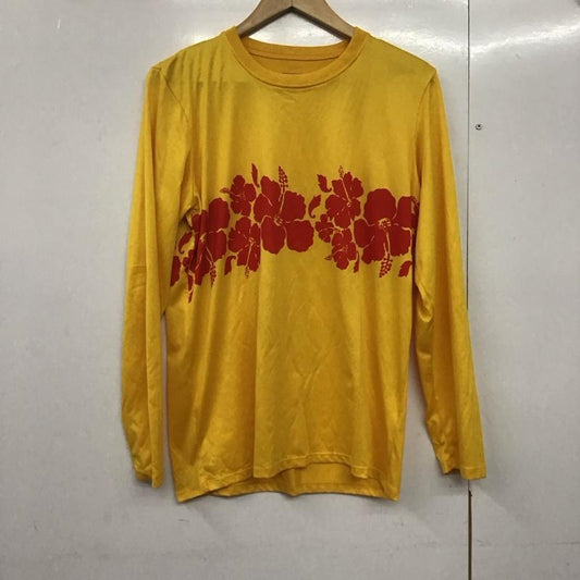 パタゴニア patagonia カットソー 長袖 長袖カットソー プリントカットソー クルーネック 2003年 usa製 S プリント 黄 / イエロー /  メンズ USED 古着 中古 10143527