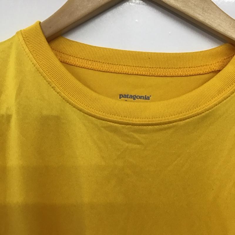 パタゴニア patagonia カットソー 長袖 長袖カットソー プリントカットソー クルーネック 2003年 usa製 S プリント 黄 / イエロー /  メンズ USED 古着 中古 10143527