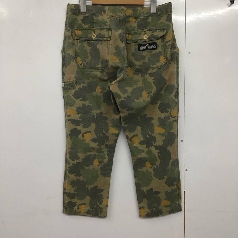 ワイルドシングス WILD THINGS パンツ ワークパンツ、ペインターパンツ 13sswt158 迷彩パンツ 七分丈 ストレッチパンツ L カモフラージュ柄・迷彩 マルチカラー / マルチカラー /  メンズ USED 古着 中古 10143532