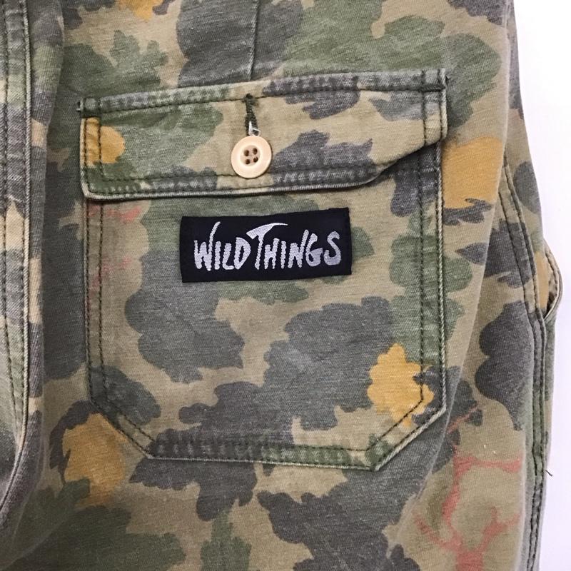ワイルドシングス WILD THINGS パンツ ワークパンツ、ペインターパンツ 13sswt158 迷彩パンツ 七分丈 ストレッチパンツ L カモフラージュ柄・迷彩 マルチカラー / マルチカラー /  メンズ USED 古着 中古 10143532