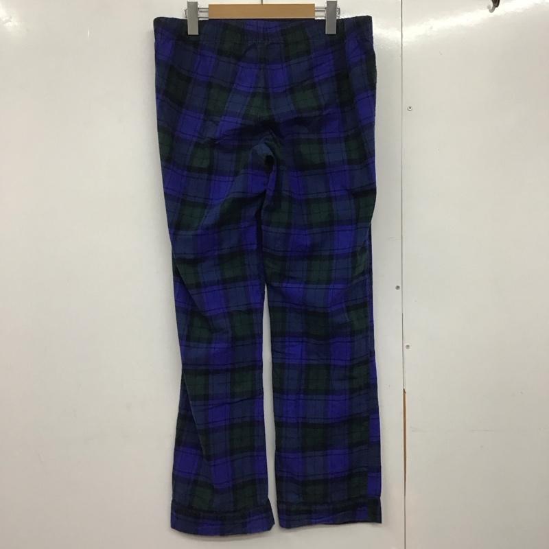 ジェイクルー J.CREW パンツ ワークパンツ、ペインターパンツ カジュアルパンツ ワイドパンツ チェックパンツ M チェック 青 / ブルー /  メンズ USED 古着 中古 10143533
