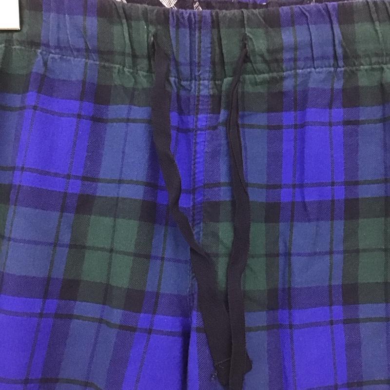 ジェイクルー J.CREW パンツ ワークパンツ、ペインターパンツ カジュアルパンツ ワイドパンツ チェックパンツ M チェック 青 / ブルー /  メンズ USED 古着 中古 10143533
