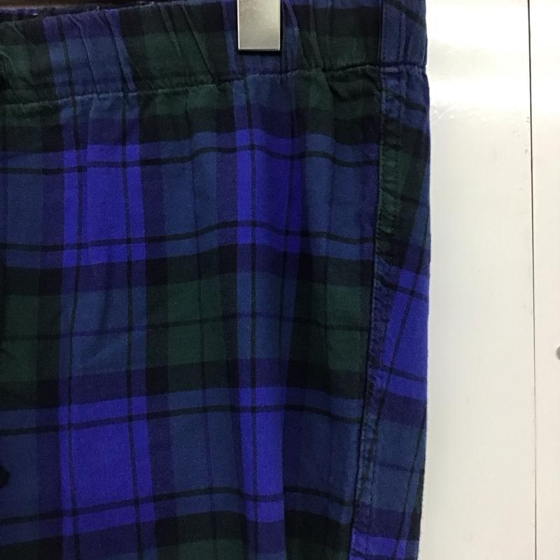 ジェイクルー J.CREW パンツ ワークパンツ、ペインターパンツ カジュアルパンツ ワイドパンツ チェックパンツ M チェック 青 / ブルー /  メンズ USED 古着 中古 10143533