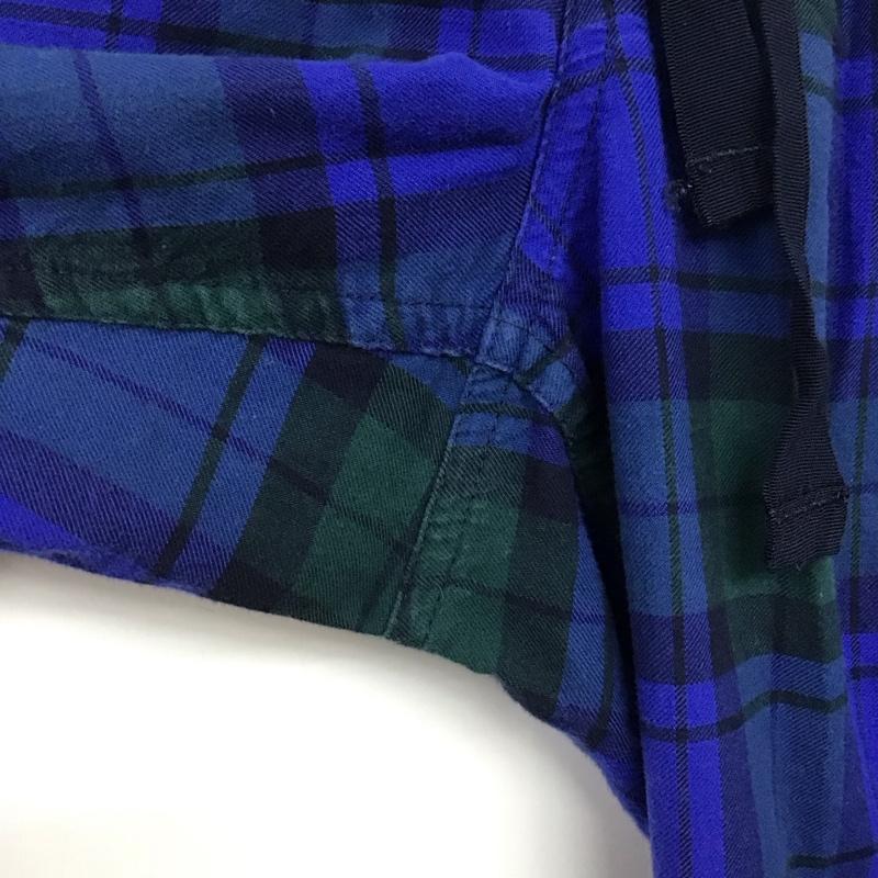 ジェイクルー J.CREW パンツ ワークパンツ、ペインターパンツ カジュアルパンツ ワイドパンツ チェックパンツ M チェック 青 / ブルー /  メンズ USED 古着 中古 10143533