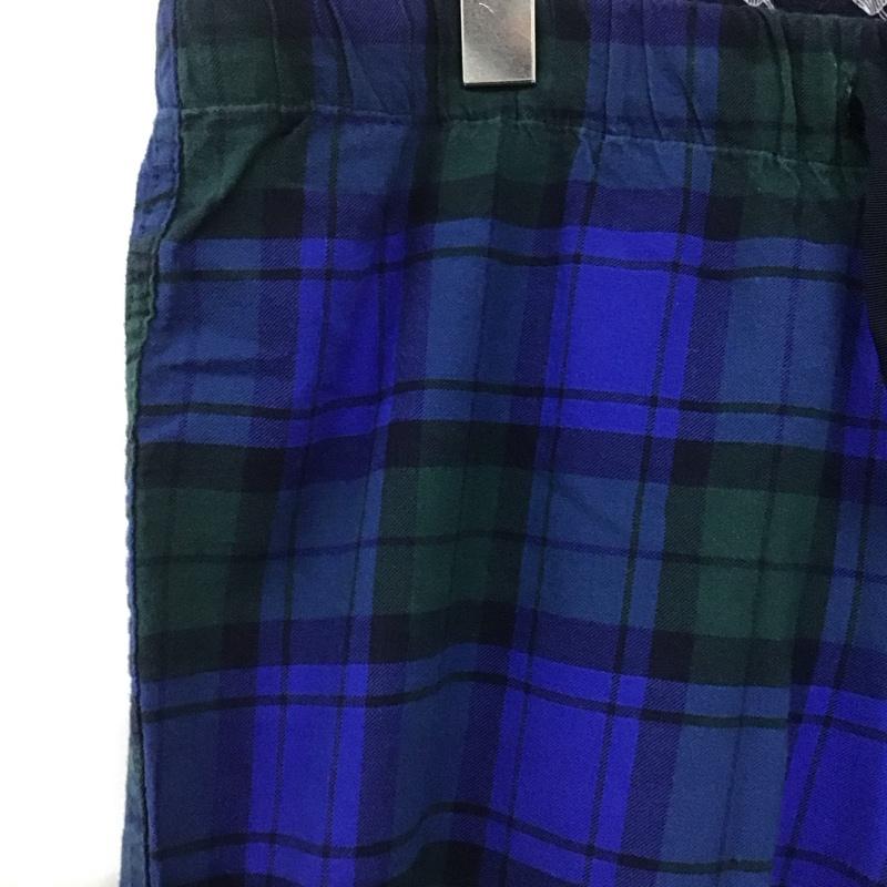 ジェイクルー J.CREW パンツ ワークパンツ、ペインターパンツ カジュアルパンツ ワイドパンツ チェックパンツ M チェック 青 / ブルー /  メンズ USED 古着 中古 10143533