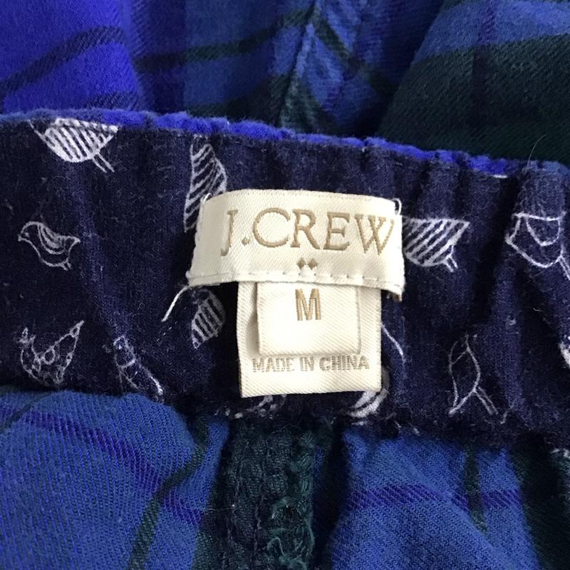 ジェイクルー J.CREW パンツ ワークパンツ、ペインターパンツ カジュアルパンツ ワイドパンツ チェックパンツ M チェック 青 / ブルー /  メンズ USED 古着 中古 10143533