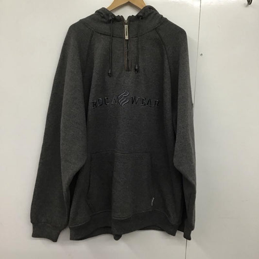ロカウェア ROCAWEAR パーカー 長袖 長袖パーカー プルオーバーパーカー スウェット XL ロゴ、文字 灰 / グレー /  メンズ USED 古着 中古 10143538