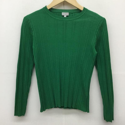 マッキントッシュフィロソフィー MACKINTOSH PHILOSOPH カットソー 長袖 H5N01-360-70 38 無地 緑 / グリーン /  レディース USED 古着 中古 10143574