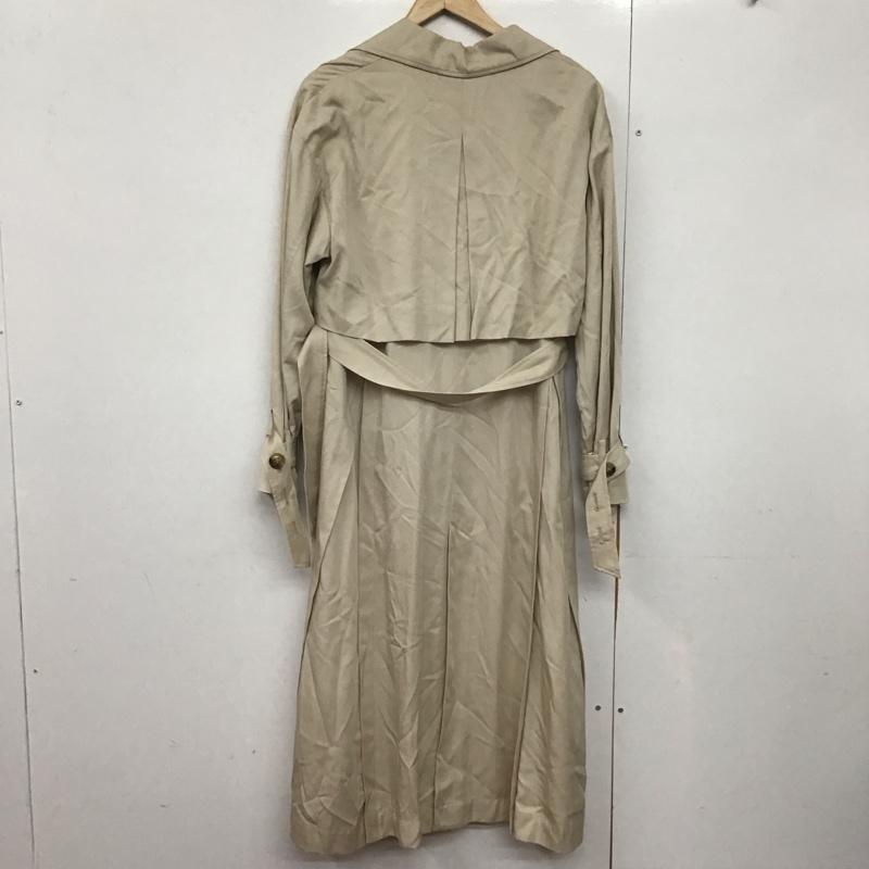ページボーイ PAGEBOY ジャケット、上着 ジャケット、ブレザー ロングコート カラージャケット アウター トレンチ S 無地 ベージュ / ベージュ /  レディース USED 古着 中古 10143580