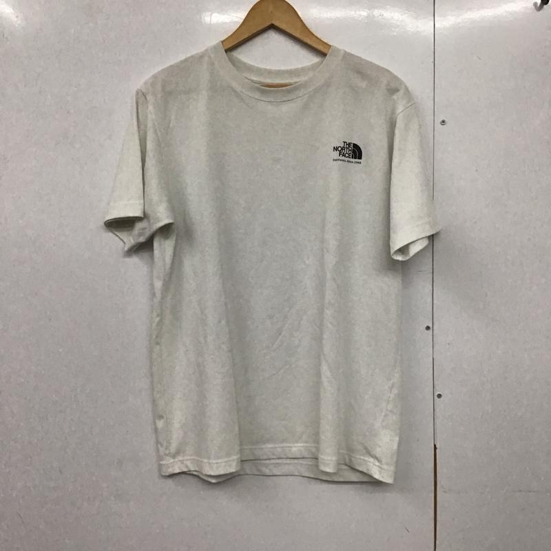 ザノースフェイス THE NORTH FACE Tシャツ 半袖 nt32159 半袖Tシャツ プリントTシャツ XL ロゴ、文字 白 / ホワイト /  メンズ USED 古着 中古 10143620
