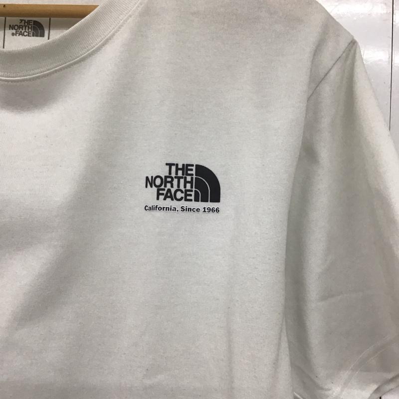 ザノースフェイス THE NORTH FACE Tシャツ 半袖 nt32159 半袖Tシャツ プリントTシャツ XL ロゴ、文字 白 / ホワイト /  メンズ USED 古着 中古 10143620