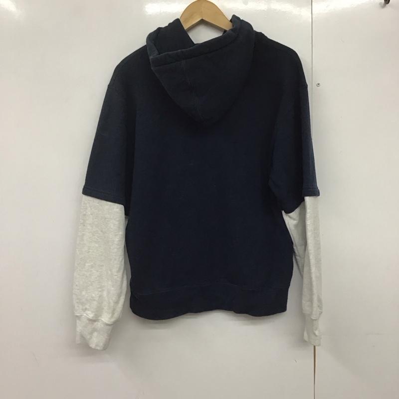 シュプリーム Supreme パーカー 長袖 20ss SupremeXXLHoodedSweatshirt プルオーバーパーカー S ロゴ、文字 灰 / グレー / X 紺 / ネイビー /  メンズ USED 古着 中古 10143624