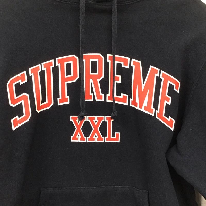 シュプリーム Supreme パーカー 長袖 20ss SupremeXXLHoodedSweatshirt プルオーバーパーカー S ロゴ、文字 灰 / グレー / X 紺 / ネイビー /  メンズ USED 古着 中古 10143624