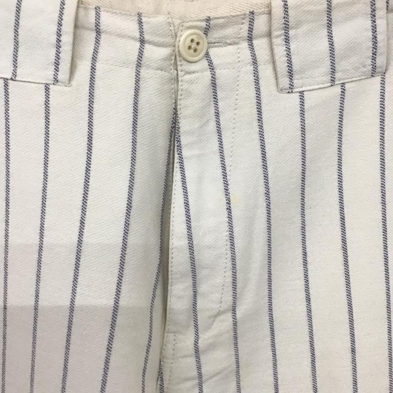 チャンピオン Champion パンツ チノパン c3-z201 チノパン ストレートパンツ ワイドパンツ M ストライプ アイボリー / アイボリー /  メンズ USED 古着 中古 10143627