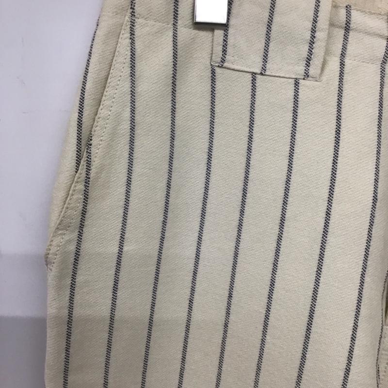 チャンピオン Champion パンツ チノパン c3-z201 チノパン ストレートパンツ ワイドパンツ M ストライプ アイボリー / アイボリー /  メンズ USED 古着 中古 10143627