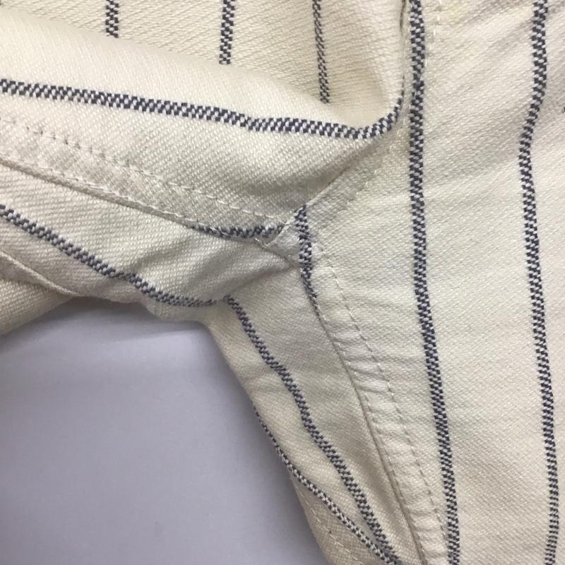 チャンピオン Champion パンツ チノパン c3-z201 チノパン ストレートパンツ ワイドパンツ M ストライプ アイボリー / アイボリー /  メンズ USED 古着 中古 10143627
