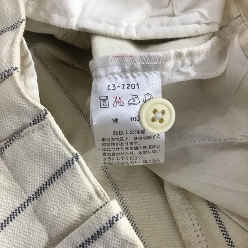 チャンピオン Champion パンツ チノパン c3-z201 チノパン ストレートパンツ ワイドパンツ M ストライプ アイボリー / アイボリー /  メンズ USED 古着 中古 10143627