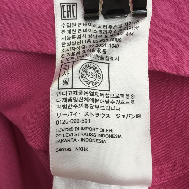 リーバイス Levi s シャツ、ブラウス 長袖 18442-0003 Vintage Clothing M 無地 桃 / ピンク /  メンズ USED 古着 中古 10143632