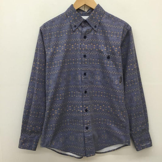 コロンビア Columbia シャツ、ブラウス 長袖 PM7593 S  青 / ブルー /  メンズ USED 古着 中古 10143634
