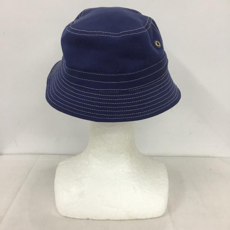 コーチ COACH 帽子 ハット バケットハット キャンバス 無地 青 / ブルー /  レディース USED 古着 中古 10143651