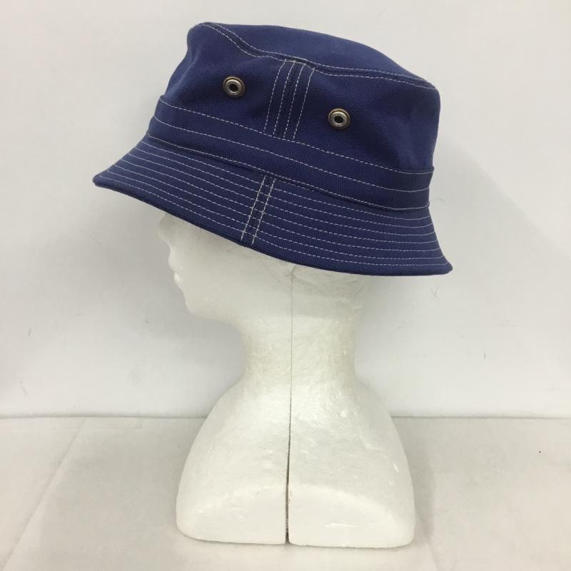 コーチ COACH 帽子 ハット バケットハット キャンバス 無地 青 / ブルー /  レディース USED 古着 中古 10143651