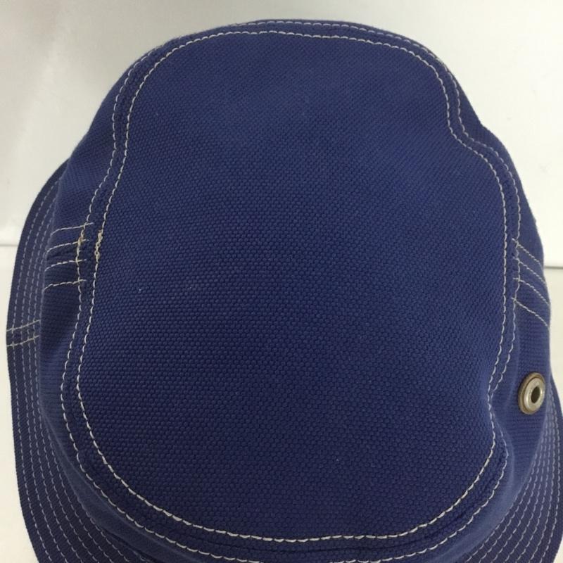 コーチ COACH 帽子 ハット バケットハット キャンバス 無地 青 / ブルー /  レディース USED 古着 中古 10143651
