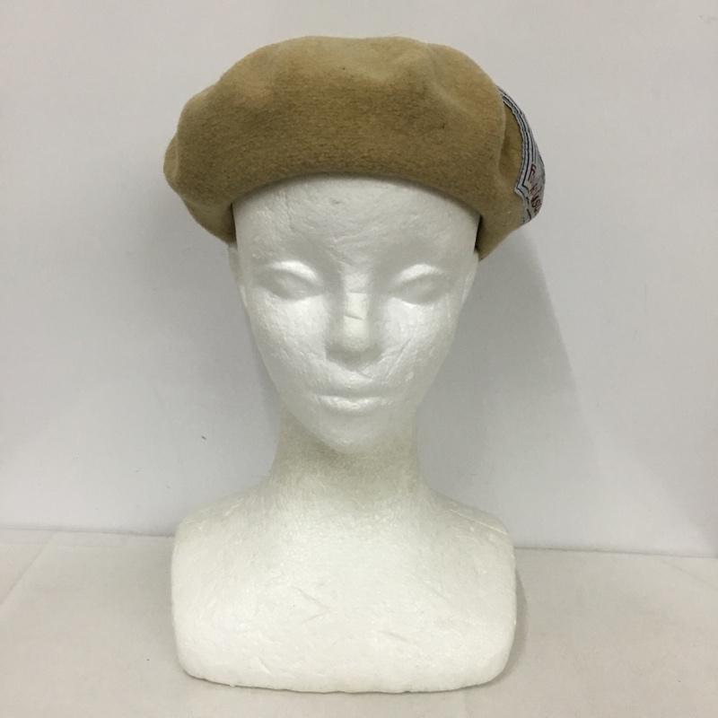 ローレール LAULHERE 帽子 ベレー帽 ERIDAN ヴィンテージパッチ  ベージュ / ベージュ /  メンズ USED 古着 中古 10143660
