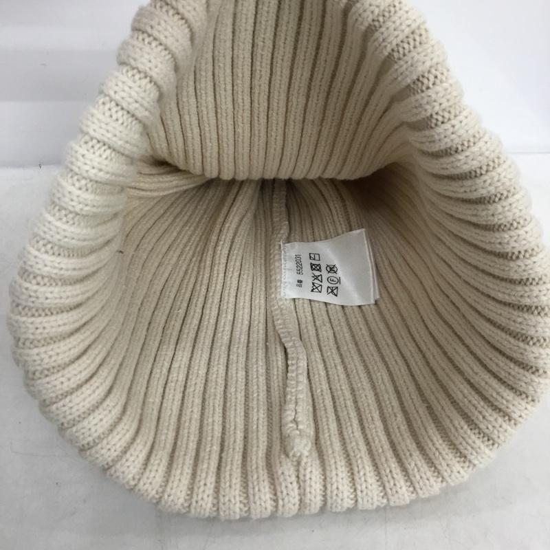 フォックスファイヤー FOXFIRE 帽子 ニット帽 5522031 コットン ロゴ、文字 アイボリー / アイボリー /  メンズ USED 古着 中古 10143661