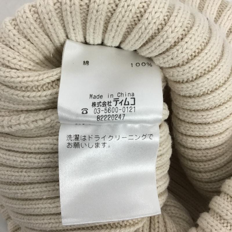 フォックスファイヤー FOXFIRE 帽子 ニット帽 5522031 コットン ロゴ、文字 アイボリー / アイボリー /  メンズ USED 古着 中古 10143661