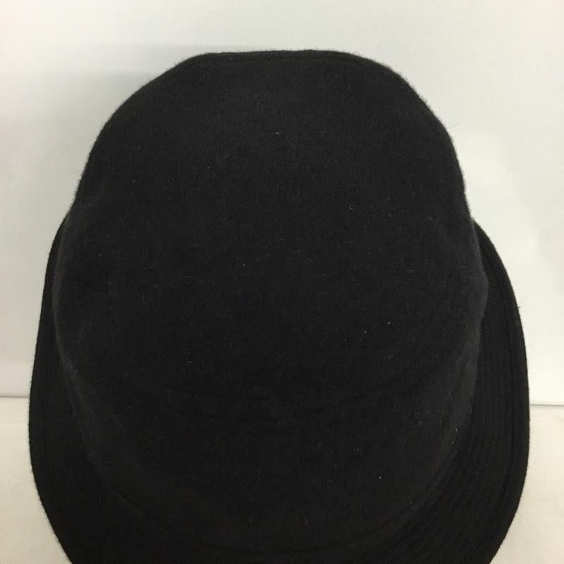 ボルサリーノ Borsalino 帽子 ハット BX372-09A07 アンゴラ バケットハット ワンポイント 黒 / ブラック /  メンズ USED 古着 中古 10143666