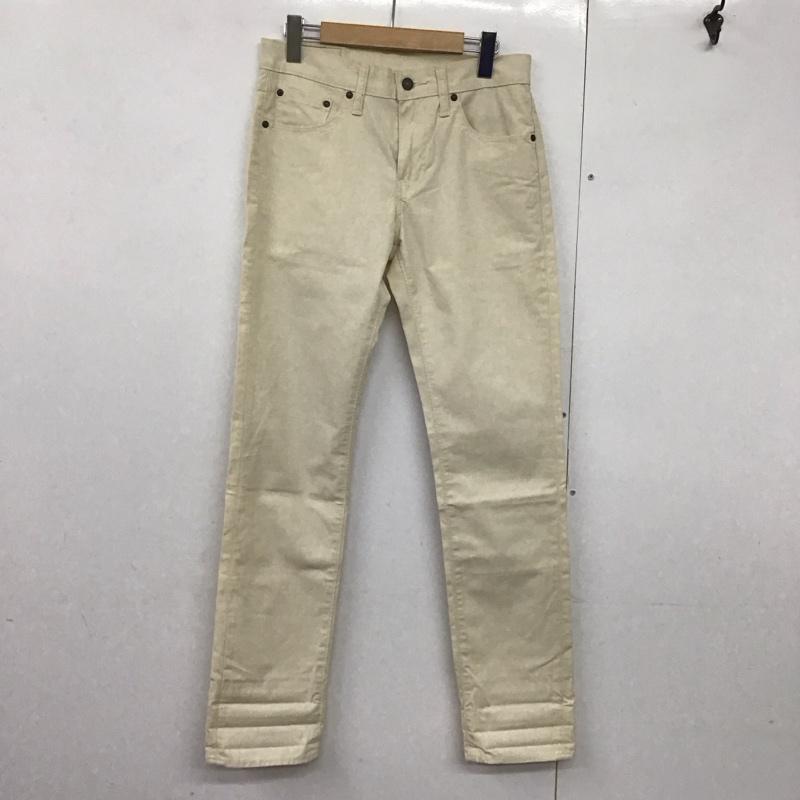 リーバイストラウスアンドコー Levi Strauss & co. パンツ デニム、ジーンズ スリムパンツ ストレッチパンツ カジュアルパンツ 29インチ 無地 アイボリー / アイボリー /  メンズ USED 古着 中古 10143681