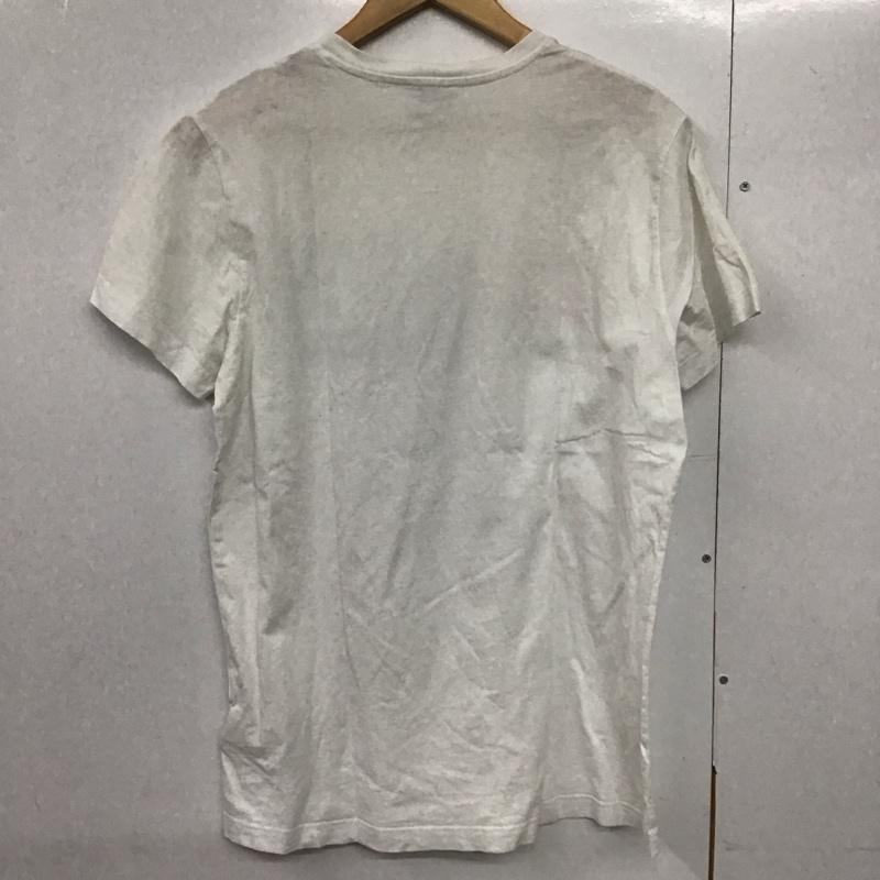 ディーゼル DIESEL Tシャツ 半袖 半袖カットソー プリントTシャツ クルーネックカットソー XL ロゴ、文字 白 / ホワイト /  メンズ USED 古着 中古 10143684