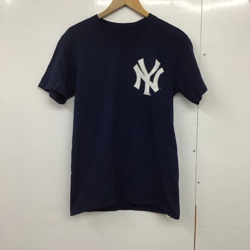 マジェスティック MAJESTIC Tシャツ 半袖 半袖カットソー プリントTシャツ クルーネックカットソー S ロゴ、文字 紺 / ネイビー /  メンズ USED 古着 中古 10143685