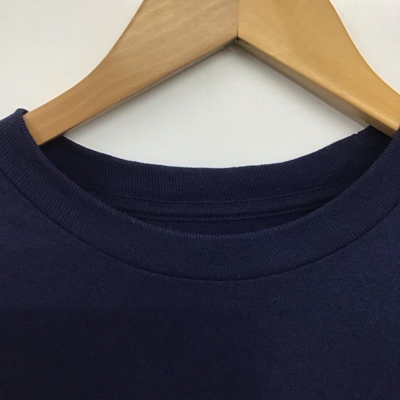 マジェスティック MAJESTIC Tシャツ 半袖 半袖カットソー プリントTシャツ クルーネックカットソー S ロゴ、文字 紺 / ネイビー /  メンズ USED 古着 中古 10143685